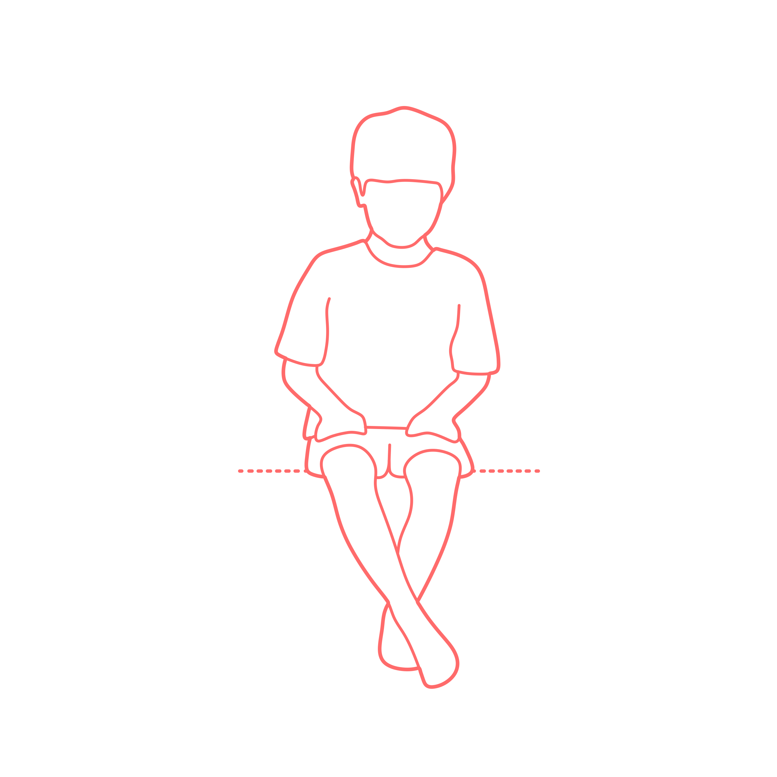 Humans Children Kids Sitting Chair Boys Front Tracing Svg Vector Free Vectors